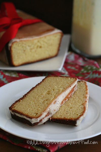 Unexpected Eggnog Bread