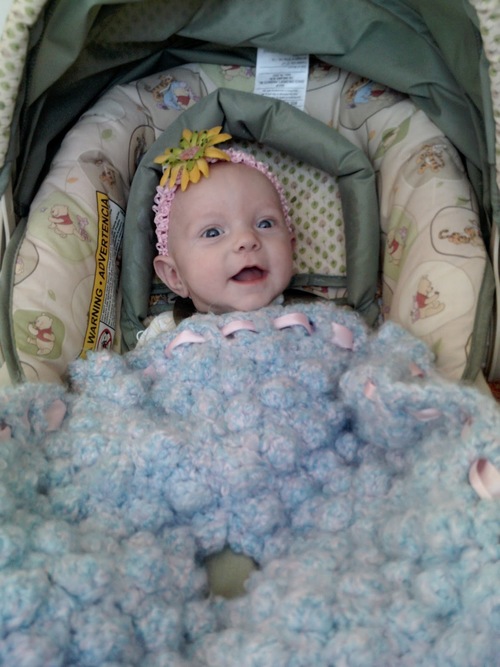 Car Seat Bobble Blanket