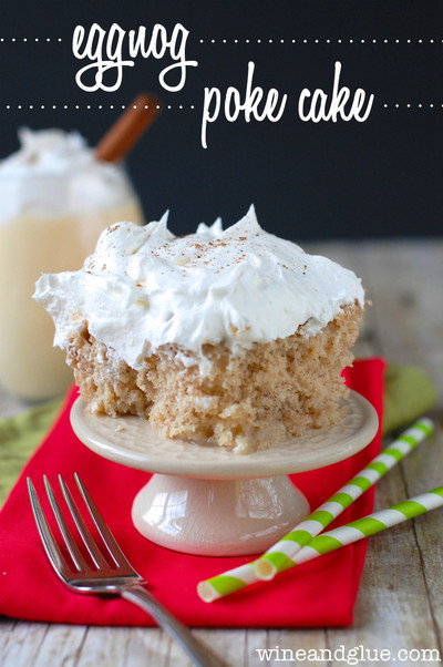 Oh-So-Easy Eggnog Poke Cake