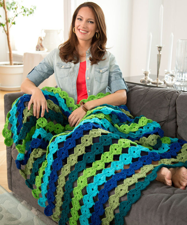 Crazy Cool Yo Yo Crochet Afghan Crazy Cool Yo Yo Crochet Afghan