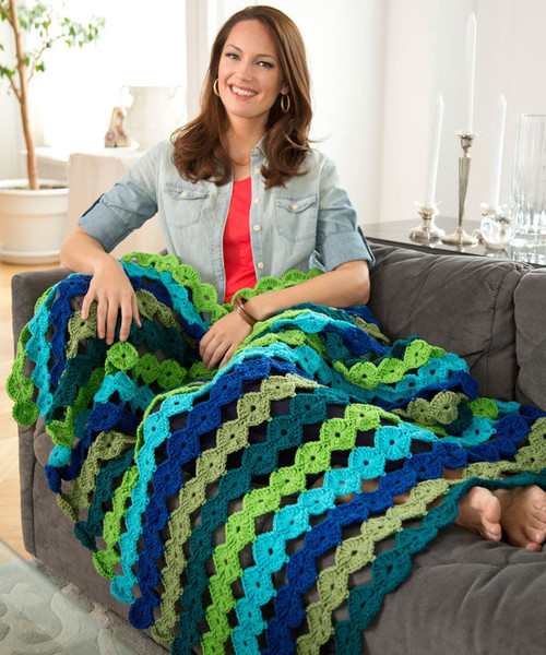 Crazy Cool Yo-Yo Crochet Afghan