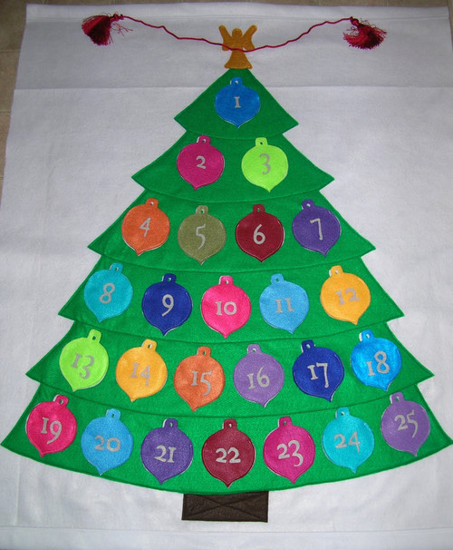Cute Felt Advent Calendar Cute Felt Advent Calendar