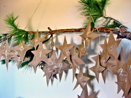 Rustic Stars Advent Calendar Rustic Stars Advent Calendar