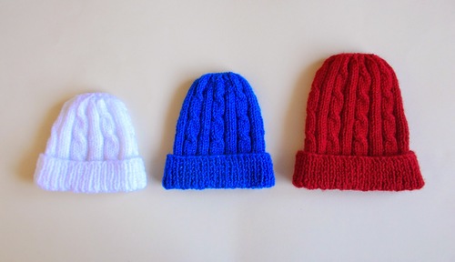 Comfort in Cables Baby Hat