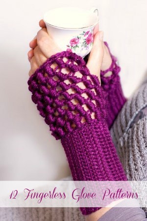 13 Knit and Crochet Fingerless Gloves