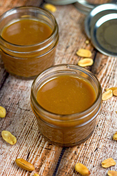 Peanut Butter Peanut Butter Caramel Sauce