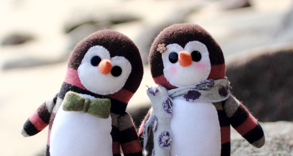 Cuddly Wuddly Sock Penguins
