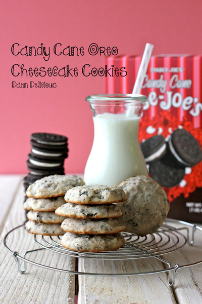 Candy Cane Oreo Cheesecake Cookies Candy Cane Oreo Cheesecake Cookies