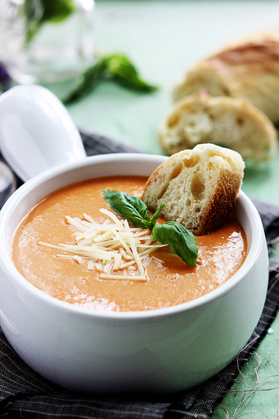 Tomato Basil Parmesan Soup Tomato Basil Parmesan Soup