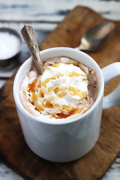 Slow Cooker Salted Caramel Hot Chocolate Slow Cooker Salted Caramel Hot Chocolate