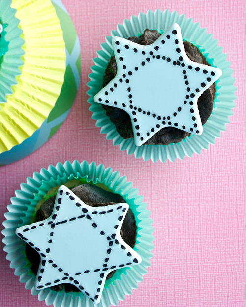 Star of David Cupcakes