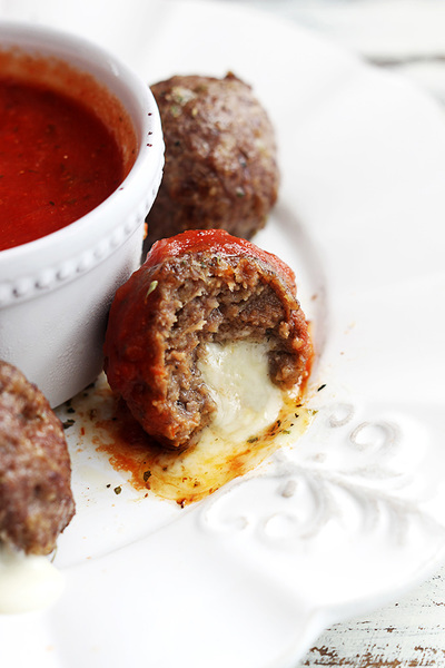Must-Make Mozzarella Stuffed Meatballs Must-Make Mozzarella Stuffed Meatballs