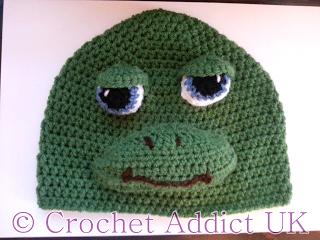 Terrific Turtle Crochet Beanie