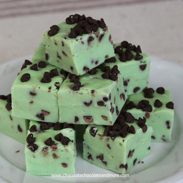 Sinful Mint Chocolate Chip Fudge Sinful Mint Chocolate Chip Fudge