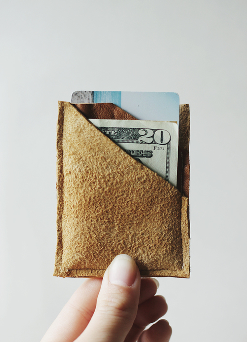 DIY Leather Wallet for Him DIY Leather Wallet for Him