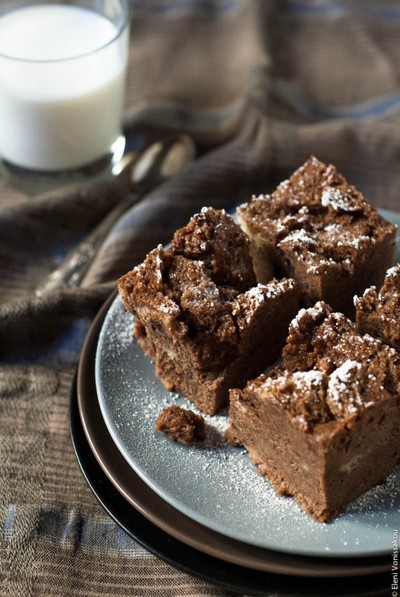 Chocolate-Cranberry Bread Pudding