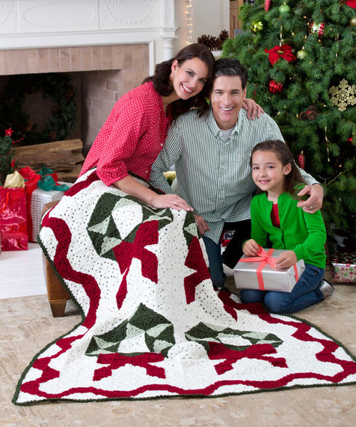 Christmas Wreath Throw