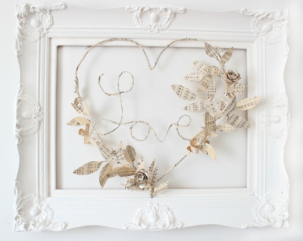 Share a Little Bit of Love Paper Wreath