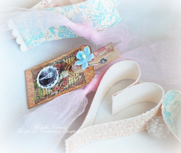 Whimsical Vintage Heart Garland