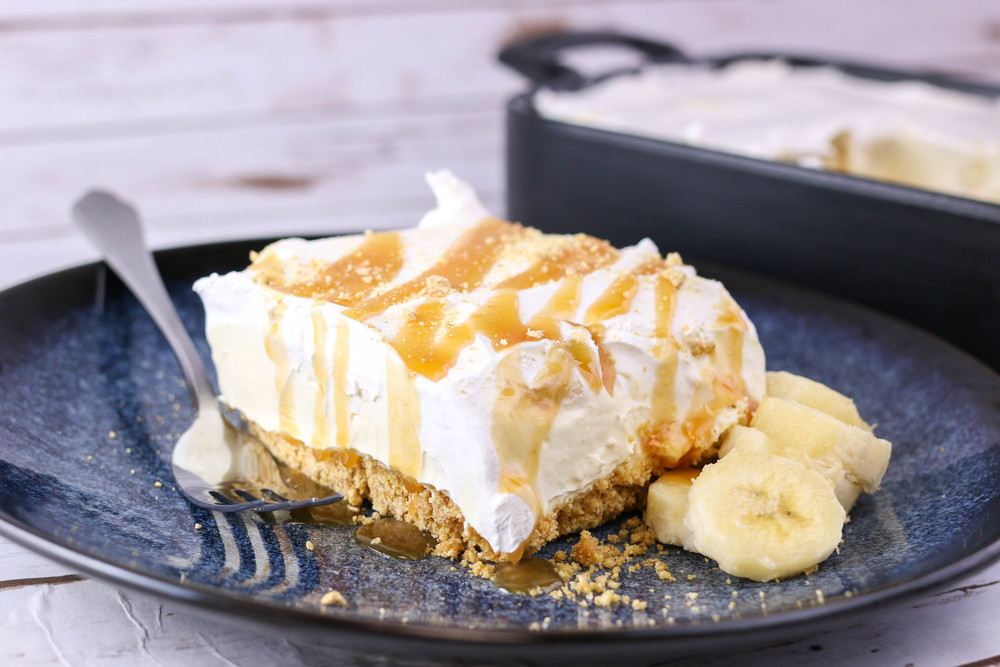 "Oh My!" Banana Cream Pie Sex in a Pan | TheBestDessertRecipes.com