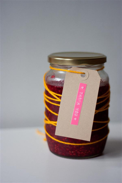 Rustic Homemade Jam Favors