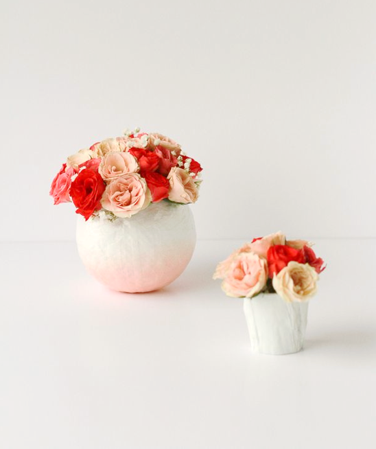 Bright Ombre Floral Wedding Centerpieces Bright Ombre Floral Wedding Centerpieces