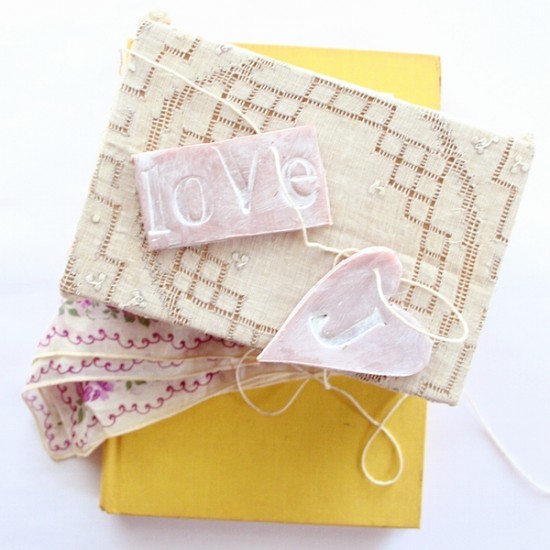 DIY Stamped Clay Heart DIY Stamped Clay Heart