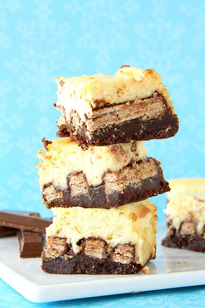 Kit Kat Cheesecake Brownies Kit Kat Cheesecake Brownies
