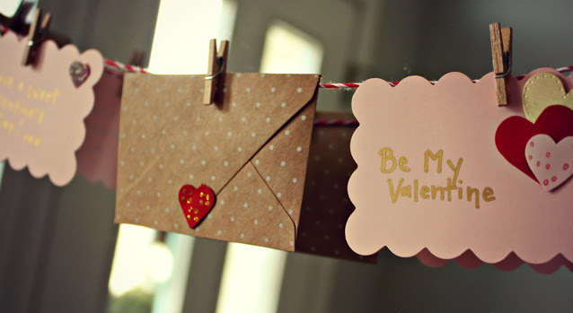 Valentine's Day Garland DIY