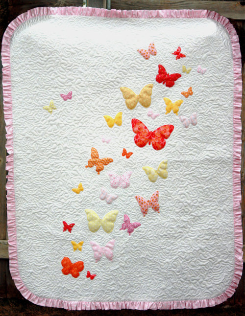 Butterflies a Flutter Baby Quilt Pattern Butterflies a Flutter Baby Quilt Pattern