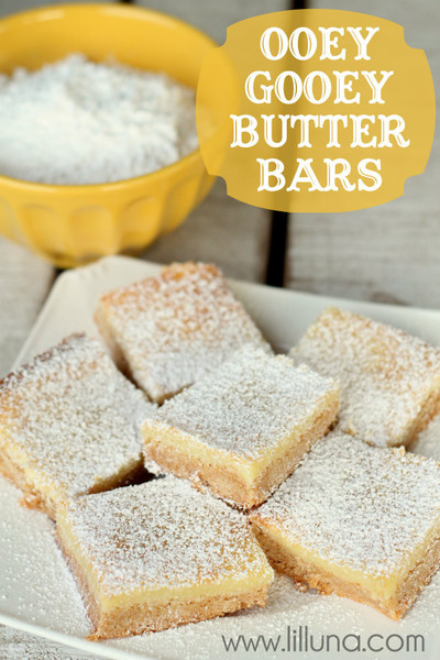 Ooey Gooey Butter Bars Ooey Gooey Butter Bars