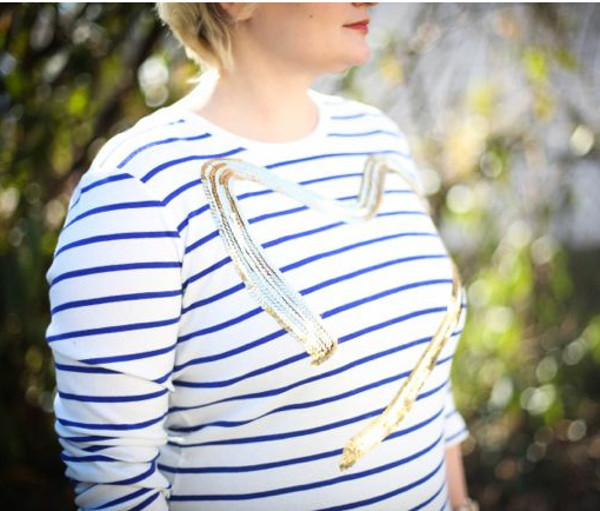 Sassy Sequin Heart Tee