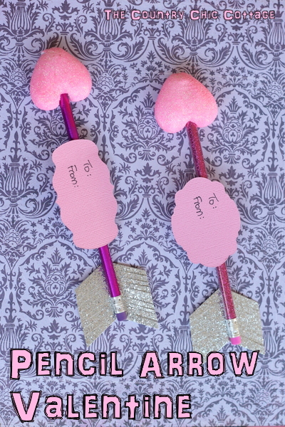 Cupid's Pencil Arrow Valentines Cupids Pencil Arrow Valentines
