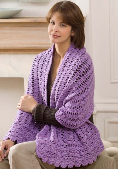 Say A Little Prayer Shawl Allfreecrochet Com