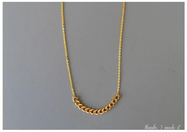 Simple Golden Chain Necklace Simple Golden Chain Necklace