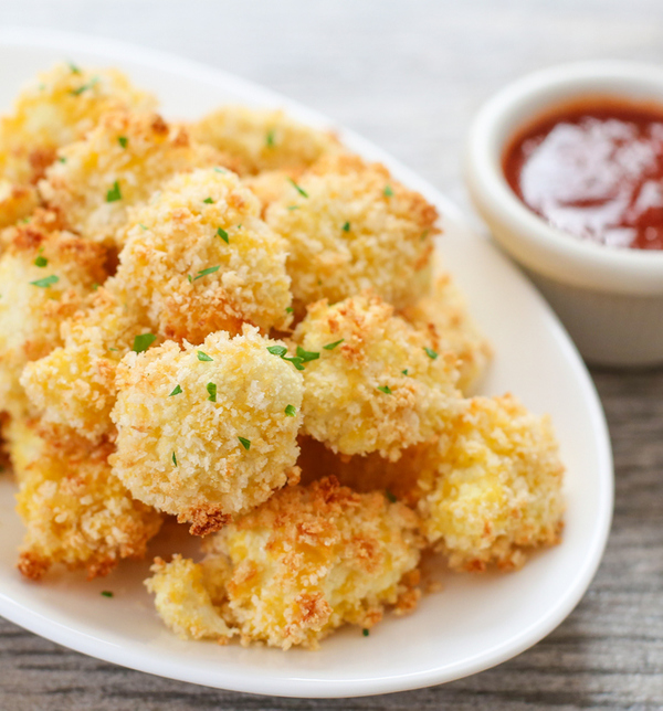Parmesan Cauliflower Bites Parmesan Cauliflower Bites