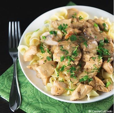 Easy Chicken Stroganoff Easy Chicken Stroganoff