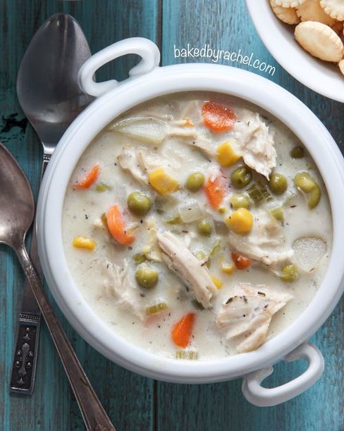 Slow Cooker Chicken Pie Soup Slow Cooker Chicken Pie Soup