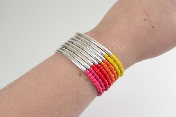 Vibrant DIY Stackable Bracelets Vibrant DIY Stackable Bracelets