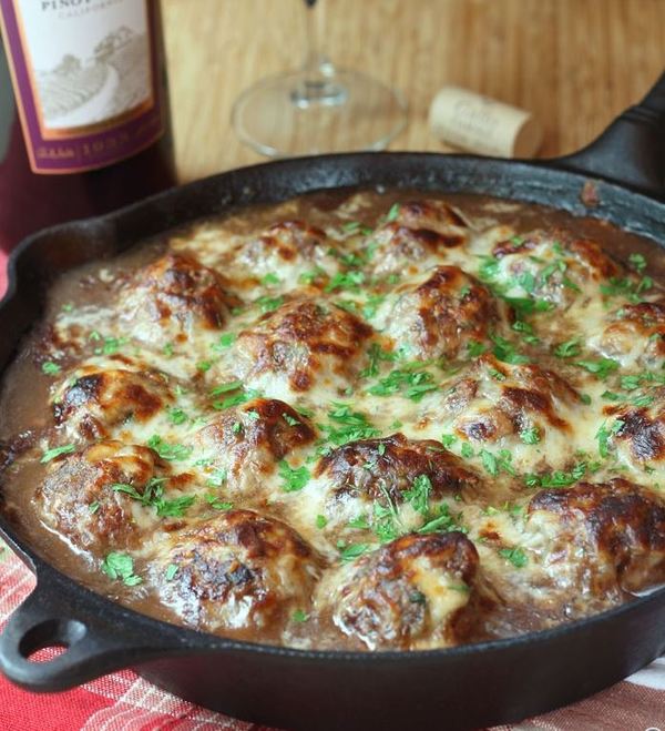 Show-Stopping Stuffed Meatballs Show-Stopping Stuffed Meatballs