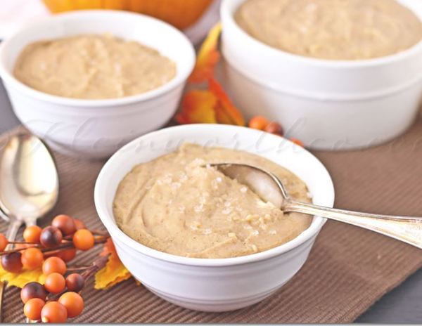 Salted Caramel Pumpkin Spice Pudding