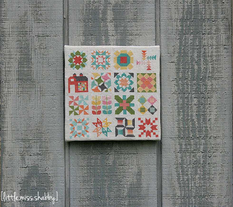 Classic Quilt Block Sampler Cross Stitch
