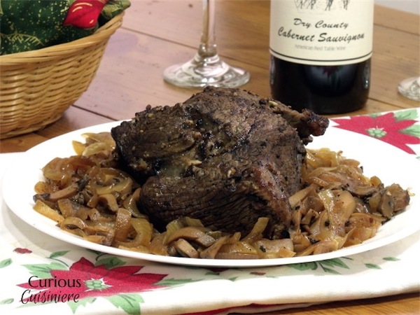 Slow Cooked Caramelized Mushroom Roast