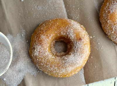 Gluten Free Peanut Butter Pumpkin Donuts