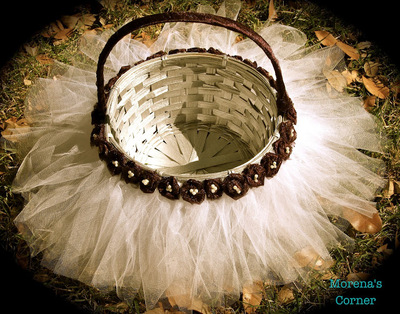 Graceful Flower Girl Basket