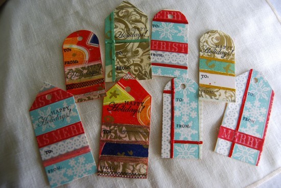 Homemade Holiday Gift Tags Homemade Holiday Gift Tags