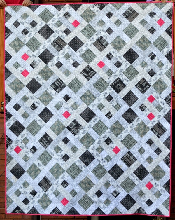 Picket Fence Black and White Quilt Picket Fence Black and White Quilt
