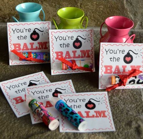 You Re The Balm Free Printable Valentines