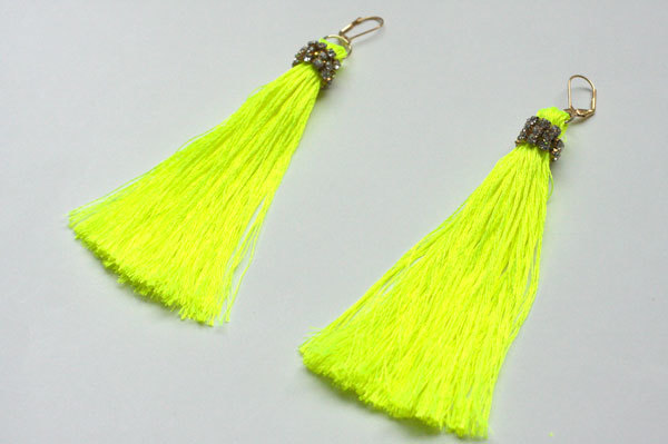 Neon Tassel Earrings Neon Tassel Earrings