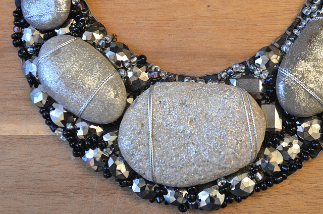 Glittering Rocks Statement Necklace